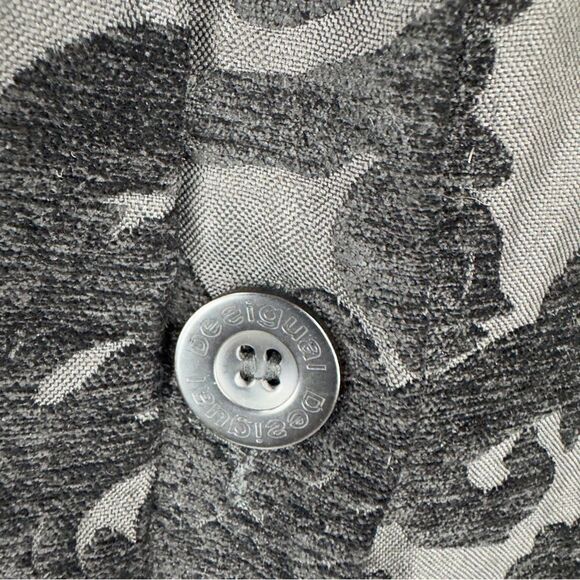 Desigual Mireia Baroque Floral Pattern Long Coat - Picture 4 of 9